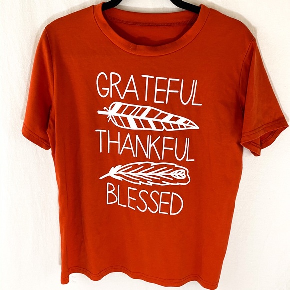 Tops - ❤️ 3/20 Grateful Thankful Blessed Thanksgiving  M